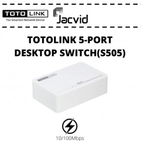 TOTOLINK DESKTOP SWITCH 10/100Mbps model S505 5-PORT