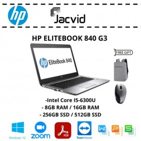 HP ELITEBOOK 840 G3 (I5-6TH / 8GB RAM / 16GB RAM / 256GB SSD / 512GB SSD)