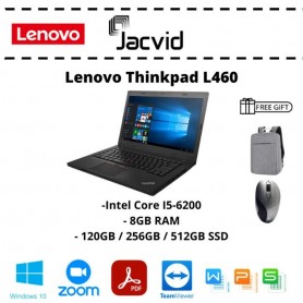 Lenovo Thinkpad L460 (Intel Core I5-6200 / 8GB Ram / 120GB SSD / 256GB SSD / 512GB SSD / 14" Screen)