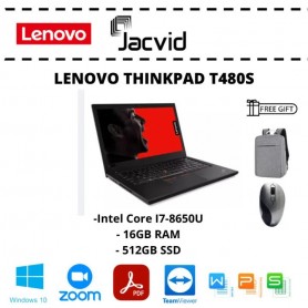 Lenovo Thinkpad T480s (Intel I7-8650U / 16GB Ram / 512GB SSD / 14