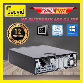 HP EliteDesk 600 G1 SFF PC  (I5 (4th Gen) 4570/4GB RAM/120GB SSD) Grade A