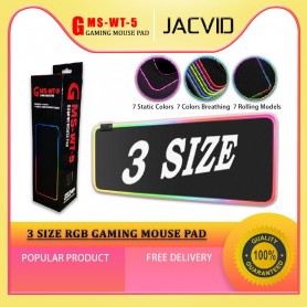 RGB LED Light Soft Gaming Mouse Pad (MS-MT-5) 3 SIZE & FREE SHIPPING!!!