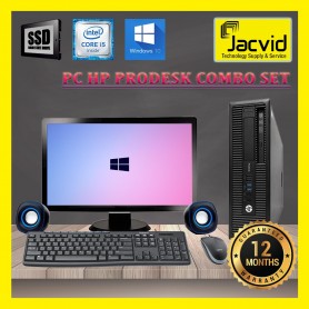 HP ProDesk 600 G1 Small Form Factor PC Set (I5 (4th Gen) 4570/4GB RAM/120GB SSD)