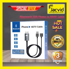 HDTV MIRRORING CABLE WITH BLUETOOTH AUDIO Compatible with Android/iPhone/Type-C