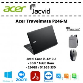 Acer Travelmate P246-M (I5-4th Gen / 8GB Ram / 16GB Ram / 256GB SSD / 512GB SSD / 14
